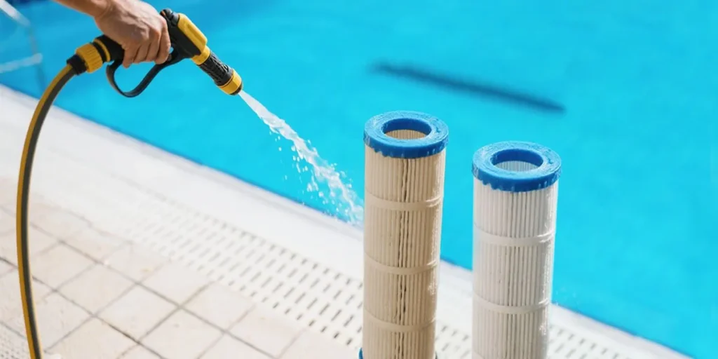 clean pool cartridge filter clean pool cartridge filter