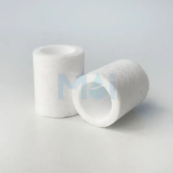 Pipeline-type vacuum filter element