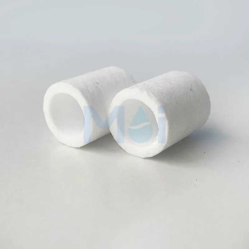 Pipeline-type vacuum filter element