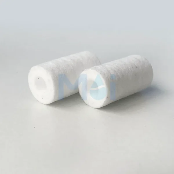 Pipeline-type vacuum filter element