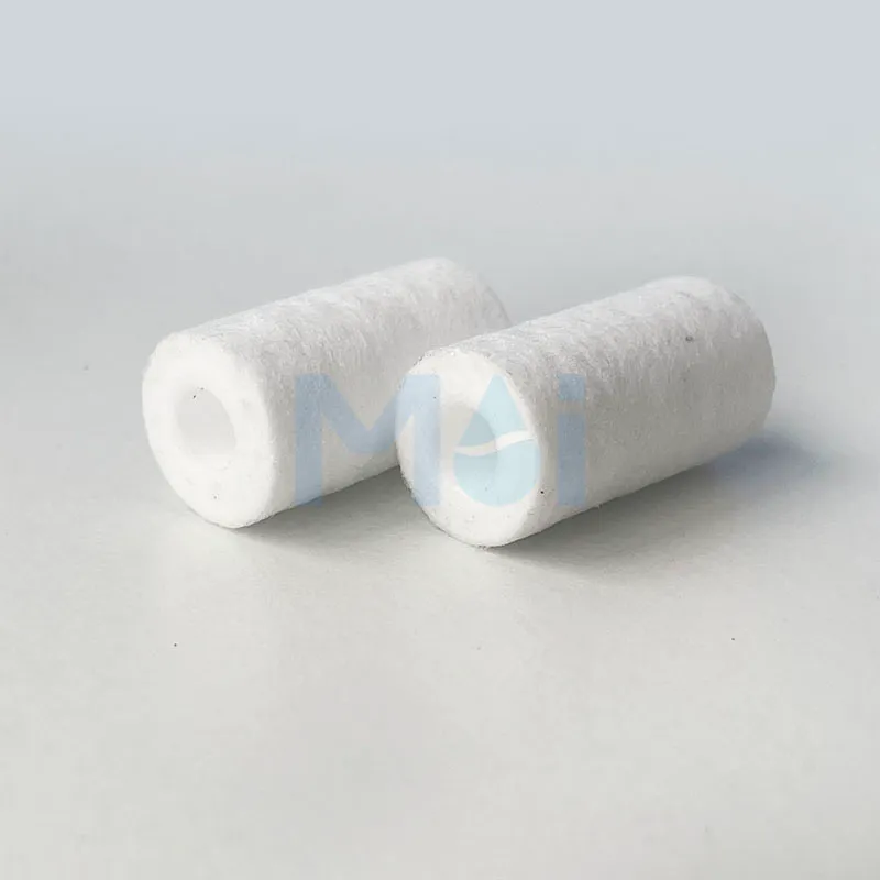 Pipeline-type vacuum filter element
