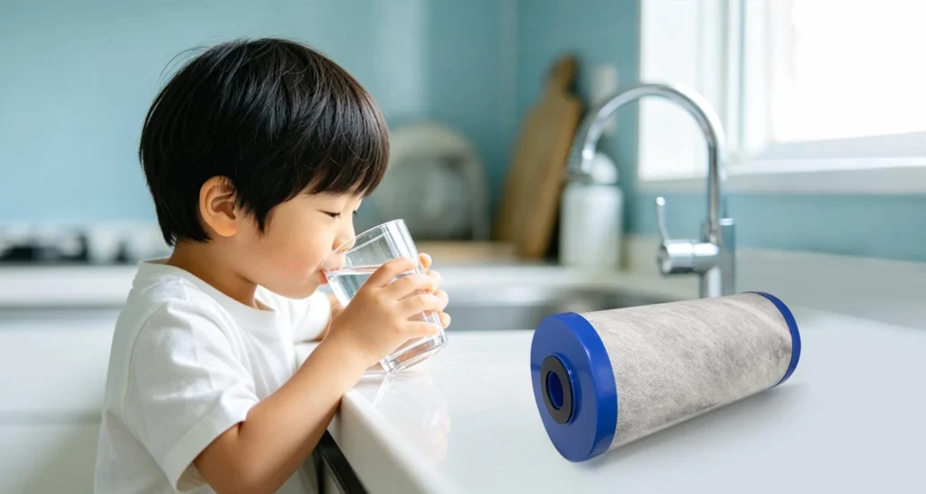activated carbon fiber filter catridge for water tap