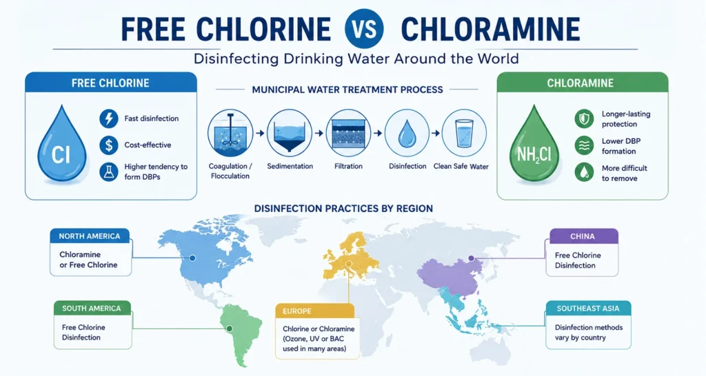 Free Chlorine vs Chloramine