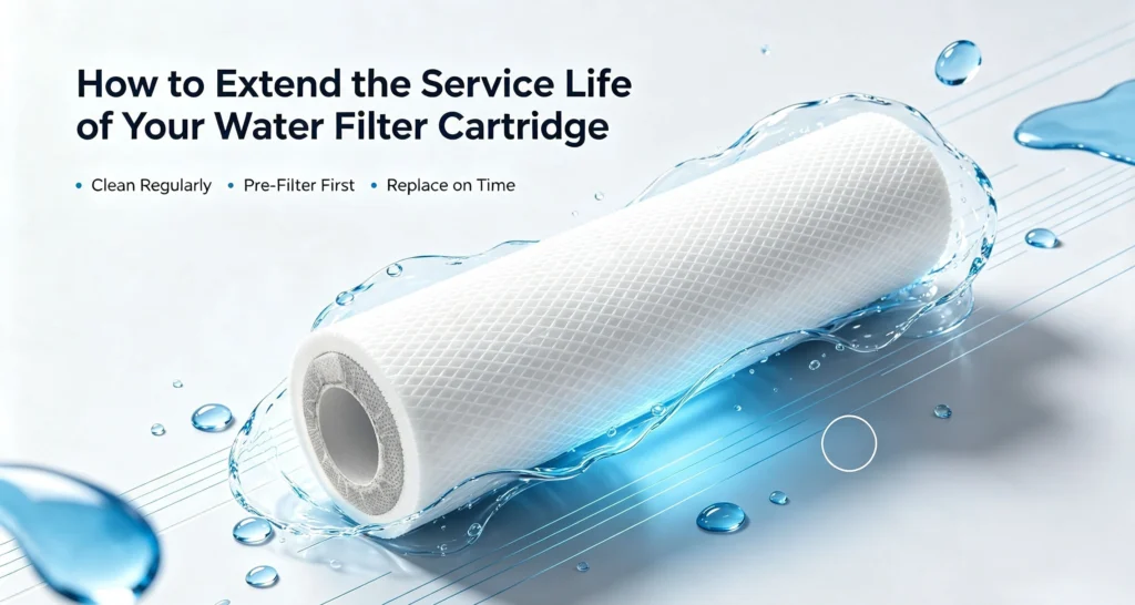 How to Extend Water Filter Cartridge Life