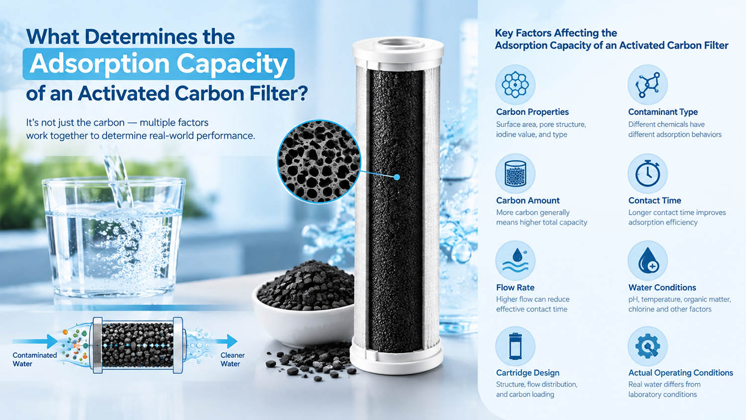 What Determines the Adsorption Capacity of an Activated Carbon Filter